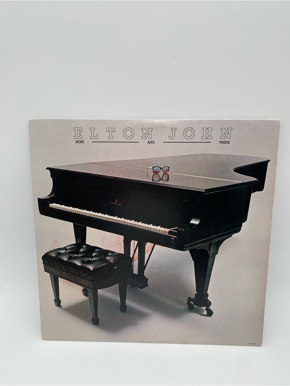 Elton John 'Here and There' Poster Print - Black Piano